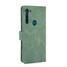 For Motorola Moto G8 Power(EU Version) Solid Color Skin Feel Magnetic Buckle Horizontal Flip Calf Texture PU Leather Case with Holder & Card Slots & Wallet(Green) - 3