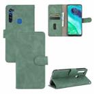 For Motorola Moto G8 Solid Color Skin Feel Magnetic Buckle Horizontal Flip Calf Texture PU Leather Case with Holder & Card Slots & Wallet(Green) - 1