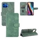 For Motorola Moto G 5G Plus Solid Color Skin Feel Magnetic Buckle Horizontal Flip Calf Texture PU Leather Case with Holder & Card Slots & Wallet(Green) - 1