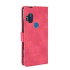 For Motorola Moto One Hyper Solid Color Skin Feel Magnetic Buckle Horizontal Flip Calf Texture PU Leather Case with Holder & Card Slots & Wallet(Rose Red) - 3