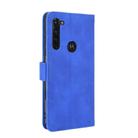 For Motorola Moto G Stylus / G Pro Solid Color Skin Feel Magnetic Buckle Horizontal Flip Calf Texture PU Leather Case with Holder & Card Slots & Wallet(Blue) - 3