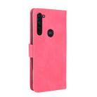 For Motorola Moto G Stylus / G Pro Solid Color Skin Feel Magnetic Buckle Horizontal Flip Calf Texture PU Leather Case with Holder & Card Slots & Wallet(Rose Red) - 3