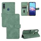 For Motorola Moto E(2020) Solid Color Skin Feel Magnetic Buckle Horizontal Flip Calf Texture PU Leather Case with Holder & Card Slots & Wallet(Green) - 1