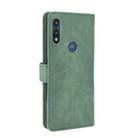 For Motorola Moto E(2020) Solid Color Skin Feel Magnetic Buckle Horizontal Flip Calf Texture PU Leather Case with Holder & Card Slots & Wallet(Green) - 3