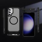 For Samsung Galaxy S23 5G Hardware Lens Protection MagSafe Magnetic PC Hybrid TPU Phone Case(Black) - 2