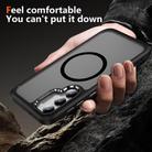For Samsung Galaxy S23 5G Hardware Lens Protection MagSafe Magnetic PC Hybrid TPU Phone Case(Black) - 3