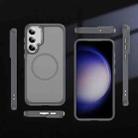 For Samsung Galaxy S23 5G Hardware Lens Protection MagSafe Magnetic PC Hybrid TPU Phone Case(Grey) - 2