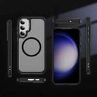 For Samsung Galaxy S23+ 5G Hardware Lens Protection MagSafe Magnetic PC Hybrid TPU Phone Case(Black) - 2