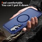 For Samsung Galaxy S23+ 5G Hardware Lens Protection MagSafe Magnetic PC Hybrid TPU Phone Case(Blue) - 3