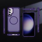 For Samsung Galaxy S23+ 5G Hardware Lens Protection MagSafe Magnetic PC Hybrid TPU Phone Case(Purple) - 2