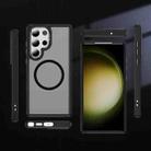 For Samsung Galaxy S23 Ultra 5G Hardware Lens Protection MagSafe Magnetic PC Hybrid TPU Phone Case(Black) - 2
