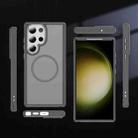 For Samsung Galaxy S23 Ultra 5G Hardware Lens Protection MagSafe Magnetic PC Hybrid TPU Phone Case(Grey) - 2