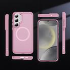 For Samsung Galaxy S24+ / S25+ 5G Hardware Lens Protection MagSafe Magnetic PC Hybrid TPU Phone Case(Pink) - 2