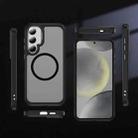 For Samsung Galaxy S24+ / S25+ 5G Hardware Lens Protection MagSafe Magnetic PC Hybrid TPU Phone Case(Black) - 2