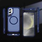For Samsung Galaxy S24+ / S25+ 5G Hardware Lens Protection MagSafe Magnetic PC Hybrid TPU Phone Case(Blue) - 2