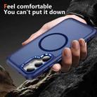For Samsung Galaxy S24+ / S25+ 5G Hardware Lens Protection MagSafe Magnetic PC Hybrid TPU Phone Case(Blue) - 3