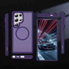For Samsung Galaxy S24 Ultra 5G Hardware Lens Protection MagSafe Magnetic PC Hybrid TPU Phone Case(Purple) - 2