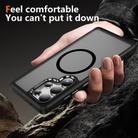 For Samsung Galaxy S25 Ultra 5G Hardware Lens Protection MagSafe Magnetic PC Hybrid TPU Phone Case(Black) - 3