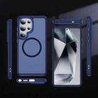 For Samsung Galaxy S25 Ultra 5G Hardware Lens Protection MagSafe Magnetic PC Hybrid TPU Phone Case(Blue) - 2