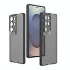 For Samsung Galaxy S25 Ultra 5G GKK Semi-transparent Skin Feel Scale Lens PC Phone Case(Black) - 1