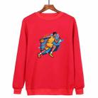Basketball Player Printed Casual Loose Round Neck Sweatshirt Print On Your Demand, Size:XXXL(Red) - 1