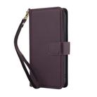 For Sony Xperia 10 VI Multi-Card Wallet RFID Leather Phone Case(Dark Purple) - 2