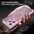 For iPhone 16 Pro Hardware Lens Protection MagSafe Magnetic PC Hybrid TPU Phone Case(Pink) - 3