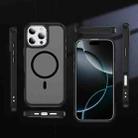 For iPhone 16 Pro Hardware Lens Protection MagSafe Magnetic PC Hybrid TPU Phone Case(Black) - 2