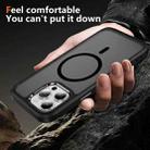 For iPhone 16 Pro Hardware Lens Protection MagSafe Magnetic PC Hybrid TPU Phone Case(Black) - 3