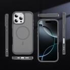 For iPhone 16 Pro Hardware Lens Protection MagSafe Magnetic PC Hybrid TPU Phone Case(Grey) - 2