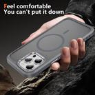 For iPhone 16 Pro Hardware Lens Protection MagSafe Magnetic PC Hybrid TPU Phone Case(Grey) - 3