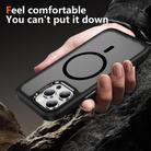 For iPhone 15 Pro Hardware Lens Protection MagSafe Magnetic PC Hybrid TPU Phone Case(Black) - 3