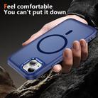 For iPhone 15 Hardware Lens Protection MagSafe Magnetic PC Hybrid TPU Phone Case(Blue) - 3
