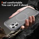 For iPhone 13 Pro Hardware Lens Protection MagSafe Magnetic PC Hybrid TPU Phone Case(Grey) - 2