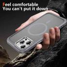 For iPhone 13 Pro Max Hardware Lens Protection MagSafe Magnetic PC Hybrid TPU Phone Case(Grey) - 3