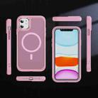 For iPhone 12 / 12 Pro Hardware Lens Protection MagSafe Magnetic PC Hybrid TPU Phone Case(Pink) - 2