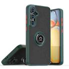 For Samsung Galaxy S24 FE 5G Q Shadow 1 Series TPU + PC Phone Case with Ring(Dark Green) - 1