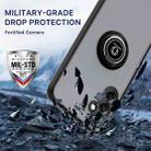 For Samsung Galaxy M14 5G / F14 5G Q Shadow 1 Series TPU + PC Phone Case with Ring(Black+Black) - 3