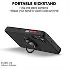 For Samsung Galaxy M15 5G / F15 5G Q Shadow 1 Series TPU + PC Phone Case with Ring(Black+Red) - 3