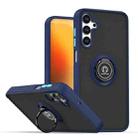 For Samsung Galaxy M15 5G / F15 5G Q Shadow 1 Series TPU + PC Phone Case with Ring(Royal Blue) - 1