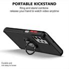 For Samsung Galaxy M23 / F23 / A23 4G Q Shadow 1 Series TPU + PC Phone Case with Ring(Black+Black) - 3