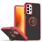 For Samsung Galaxy M23 / F23 / A23 4G Q Shadow 1 Series TPU + PC Phone Case with Ring(Red) - 1