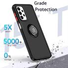 For Samsung Galaxy M23 / F23 / A23 4G Q Shadow 1 Series TPU + PC Phone Case with Ring(Sky Blue) - 2