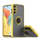 For Samsung Galaxy M54 5G Q Shadow 1 Series TPU + PC Phone Case with Ring(Yellow) - 1