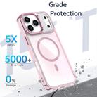 For iPhone 17 Pro Max Plating Gradient Discolor MagSafe Phone Case with Holder(Black) - 2
