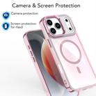 For iPhone 17 Pro Max Plating Gradient Discolor MagSafe Phone Case with Holder(Black) - 3