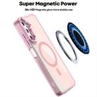 For Samsung Galaxy A05s Plating Gradient Discolor MagSafe Phone Case with Holder(White) - 3