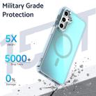 For Samsung Galaxy A16 4G / 5G Plating Gradient Discolor MagSafe Phone Case with Holder(Blue) - 2