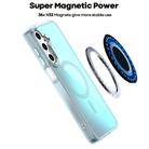 For Samsung Galaxy A25 5G Plating Gradient Discolor MagSafe Phone Case with Holder(Pink) - 3