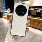 For OPPO Find N5 Impression Camellia Pattern Protective Phone Case(White) - 2